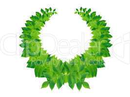 Green Leaves Wreath