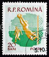 Postage stamp Romania 1959 Soccer, Sport