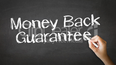 Money Back Guarantee Chalk Illustration