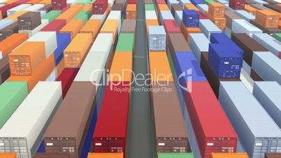 containers in port