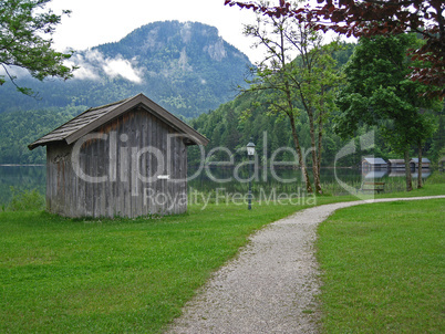 Hütte am Altausee, Salzkammergut in Östereich