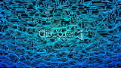 Wavy Background - Blue