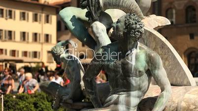 Fountain of Neptune detail, Florence