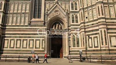 Secondary entrance of Duomo of Florence