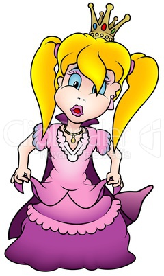 Princess With Pink Skirt