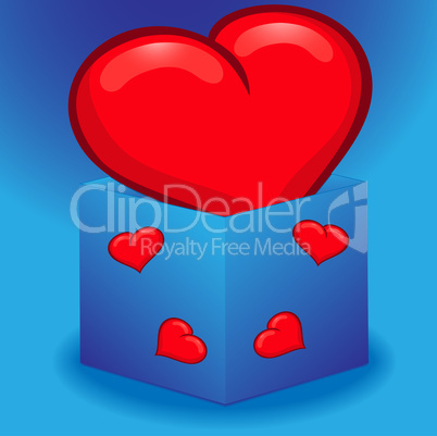 Heart in a box