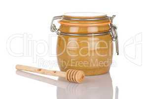 Honey pot and stick