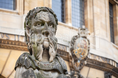Sheldonian Statues. Oxford,  England