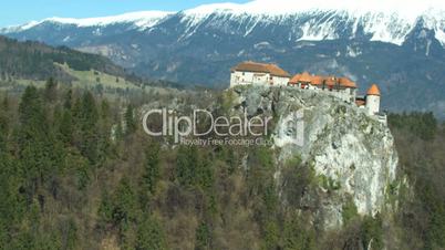 Bled Castle flyover