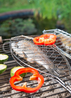 grilled trout