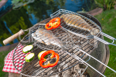 grilled trout