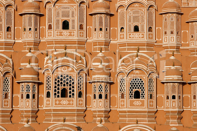 Palast der Winde in Jaipur - Fassade