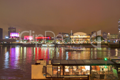 River Thames South Bank, London