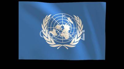 The United Nations (U.N.) Flag_012