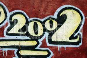 Graffiti Jahreszahl