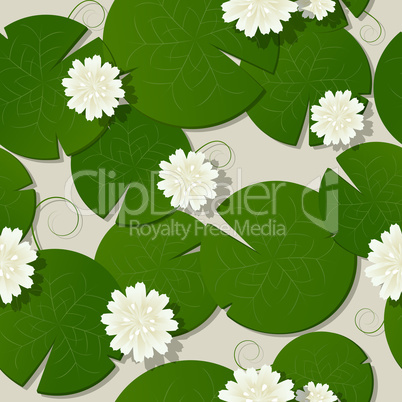 water lilies design