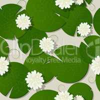 water lilies design
