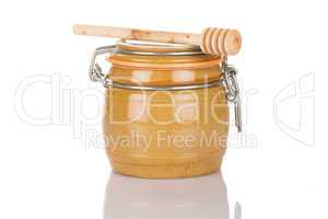 Honey pot and stick