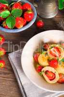 dumplings with strawberries