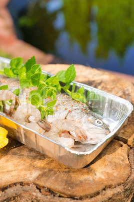 grilled trout