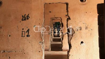 Tourists in Tuol Sleng.