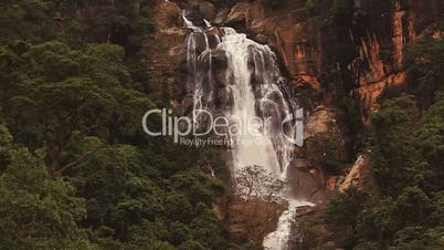 Waterfall in Nuwara Eliya.