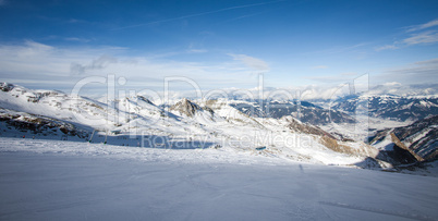 ski slopes in kaprun resort