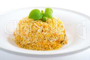 Indian plain biryani rice