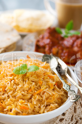 Indian cuisine biryani rice