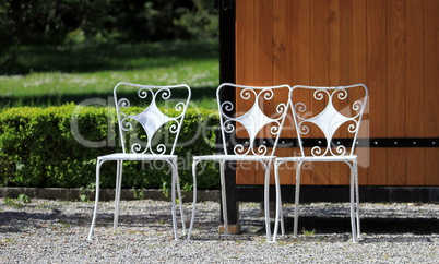 Chairs in the park