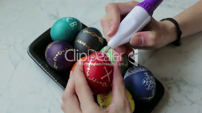 Decorating of Easter Eggs