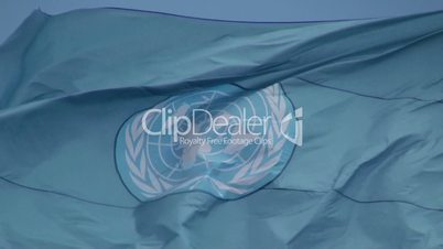 Waving Flag of United Nations (NYC Headquarters)