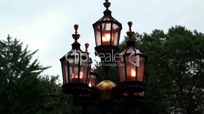 Street gas lamp