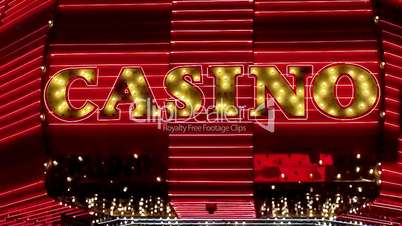 Illuminated sign "CASINO"