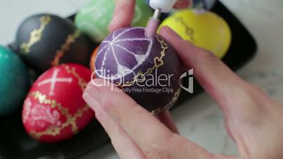 Decorating of Easter Eggs