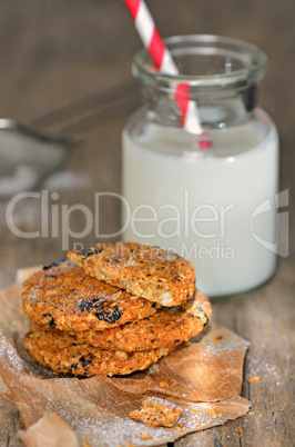 dietetic biscuits and milk