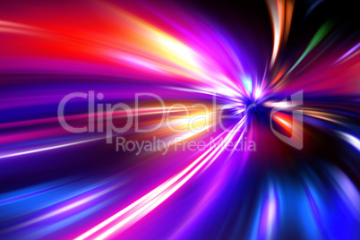 colorful  radial radiant effect