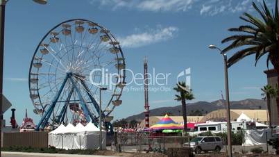 Amusement rides at Ventura County Fair 2012. California, USA.