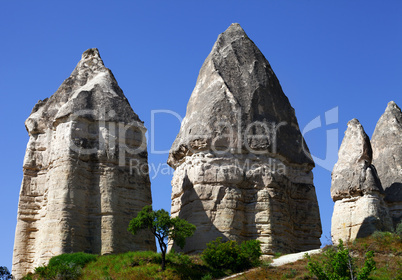 Fairy chimneys rock formations