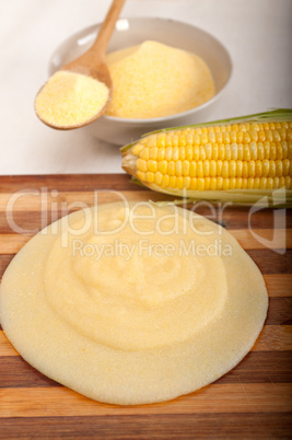 polenta corn maize flour cream