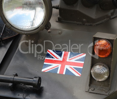 Englisches Militärfahrzeug