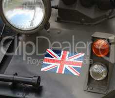 Englisches Militärfahrzeug