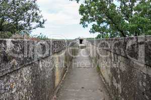 Pont du Gard, old water line of the Romans