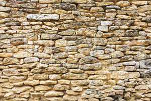 Stone wall in the south of France