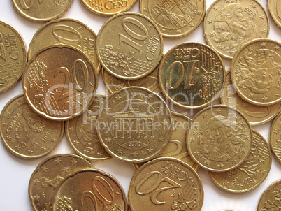 Euro coins