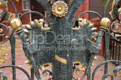 ornament from metal.