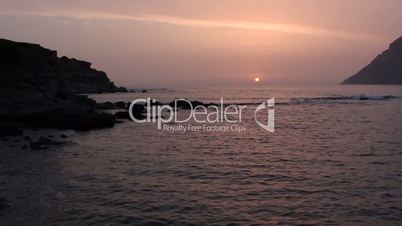 HD1080i Sunset on the Beach in Alghero/Italy (+Sound)
