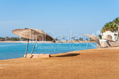 beach at el gouna. egypt