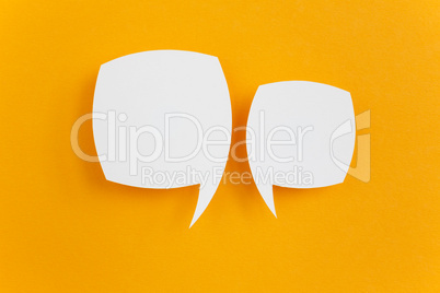 paper speech bubble