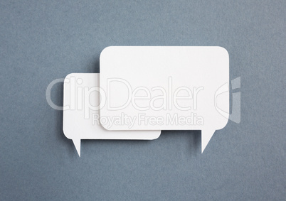 paper speech bubble